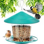 Allecto Plus - Mangeoire suspendue pour oiseaux, alimentation de la faune, Mix de graines de Jardin Plein air, mélanges de graines de tournesol, arachides, noix, attire les accenteurs mouchets et les rouges-gorges bleus - Blauw