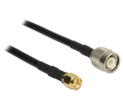 SMA (m) - TNC (m) kabel - CFD200/RF200 - 50 Ohm / zwart - 10 meter