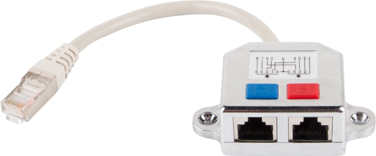 M-Cab 7000905 - Netwerkkabel - RJ45 - 0.5 m - Rood