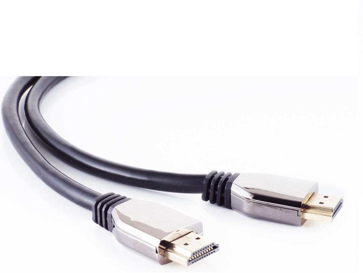 Premium HDMI kabel - versie 2.1 (8K 60Hz + HDR) / zwart - 0,50 meter
