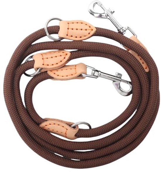 Puppytie Anti-trek hondenharnas met multifunctionele hondenriem, zacht, verstelbaar, geen verstikking, ontsnappingsbestendig, huisdierharnas vest voor middelgrote honden of grote honden, roze, M