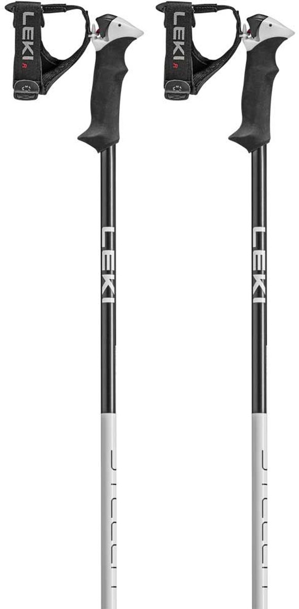 Leki, Sentinel skistokken unisex wit, zwart