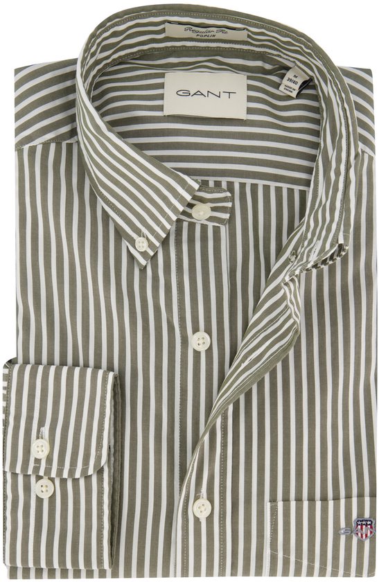 Chemise décontractée Gant Regular Fit verte
