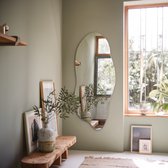 Coloray Organische Spiegel – Moderne Asymmetrische Wandspiegel van Hoogwaardig Glas, Elegant Design voor Woonkamer, Hal of Slaapkamer – Verkrijgbaar in 3 Maten - 45 cm x 100 cm