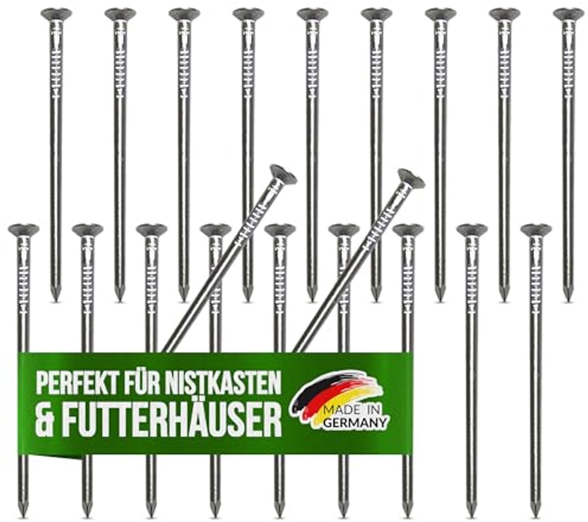 Aluminium Spijkers voor Nestkasten en Voederhuisjes - 20 Stuks, Weerbestendige en Boomvriendelijke Nagels