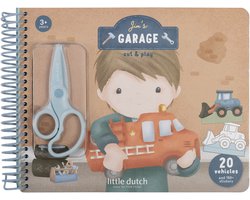 Little Dutch Knutselboek - Jim & Friends - Auto's maken - Met kindveilige schaar - Knutselen - Voor jongens - Vanaf 3 jaar