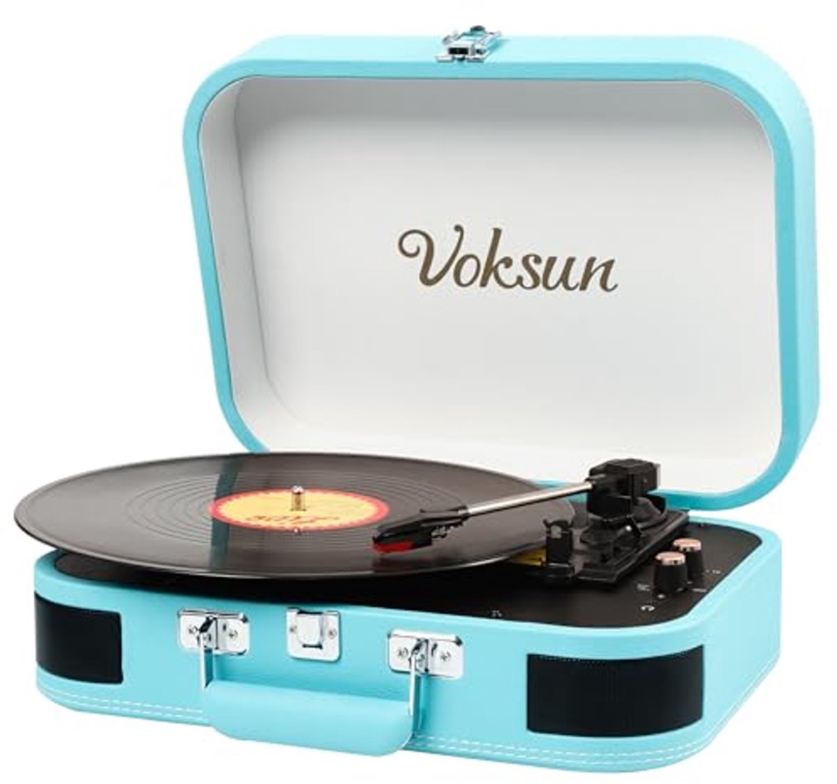 Draaitafel met Bluetooth en USB - Platenspeler voor Vinyl met Ingebouwde Luidspreker