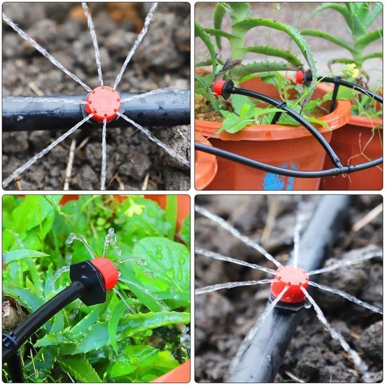 Compensatiedruppelaar Voor Irrigatie In De Tuin - Set Van 100 Stuks Met 4 Liter Drukcompensatie Compensatiedruppelaar Voor Irrigatie In De Tuin - Set Van 100 Stuks Met 4 Liter Drukcompensatie