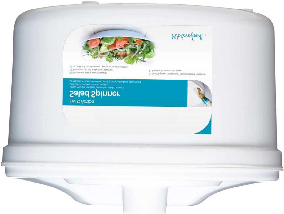 Lexium Slazwierder- Salad spinner - Slacentrifuge - Saladspinner - Sla Centrifuge - Saladecentrifuge - Sladroger - Must Have Voor In De Keuken