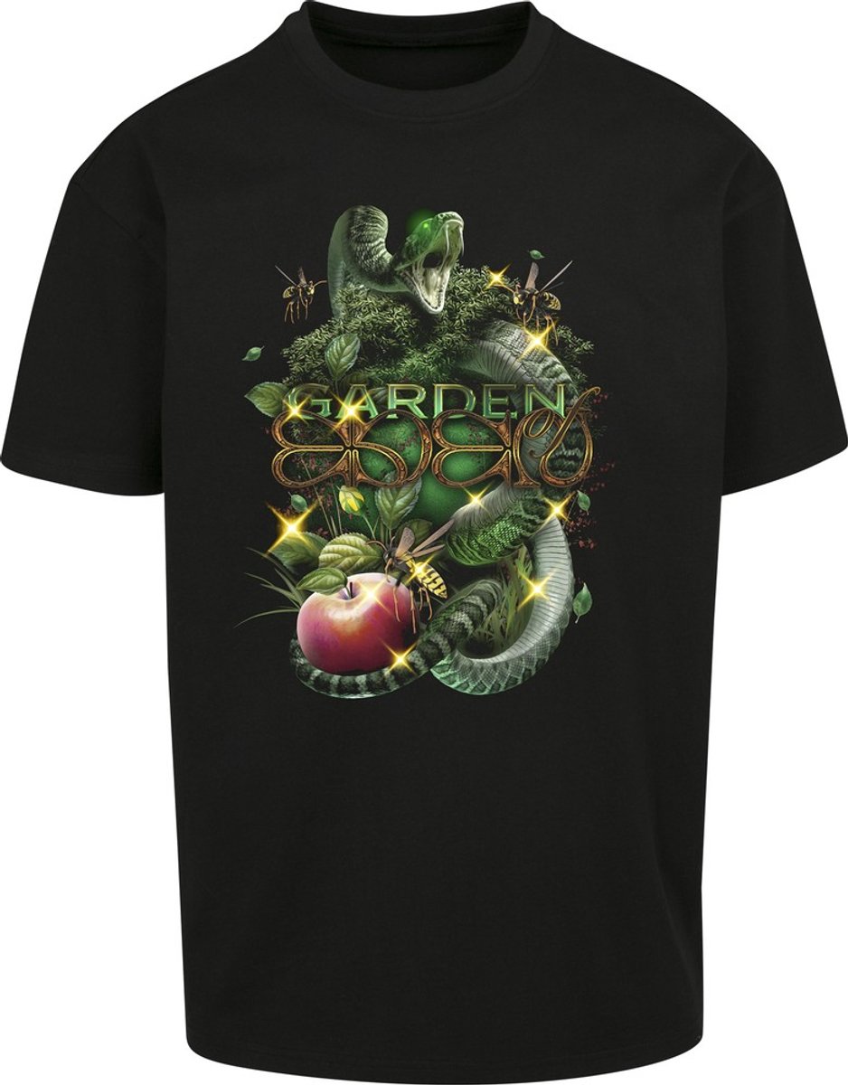 Mister Tee Garden Of Eden Oversize Heren T-shirt XL Zwart