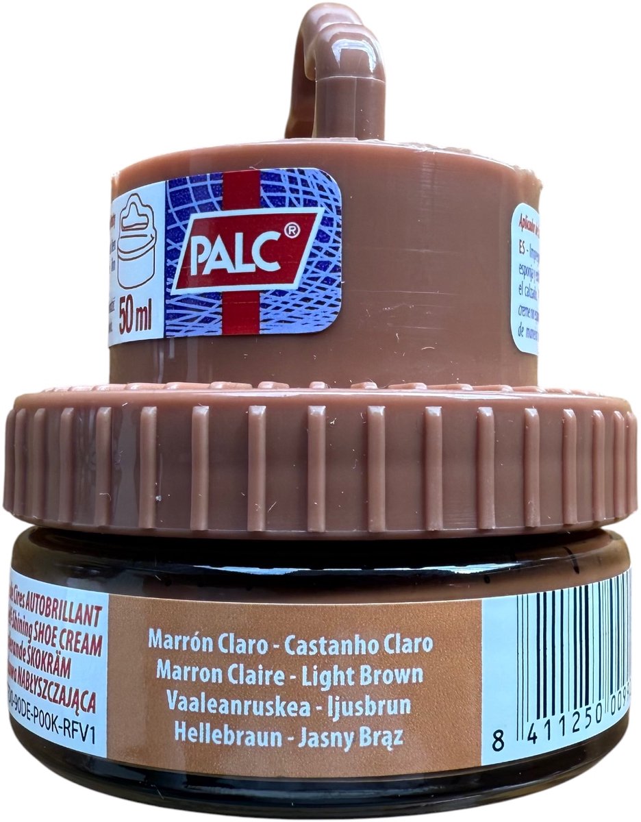 Palc zelfglans schoen creme - licht bruin