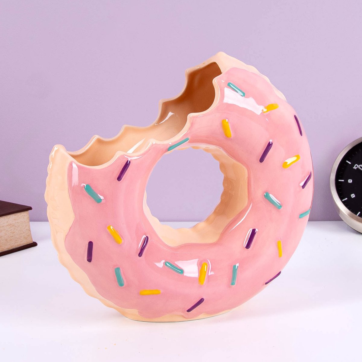 Bitten Donut zwemband vaas van Bitten Roze