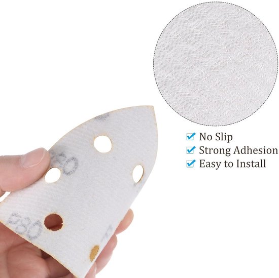 90 Feuilles Abrasives, Papier De Ponçage, Papier De Verre, Papier A Papier De Verre Papier A Poncer Papier Abrasif Papier Poncer Papier Ponceuse Triangulaire Mouse Grain 4080120180240320400800 68370118