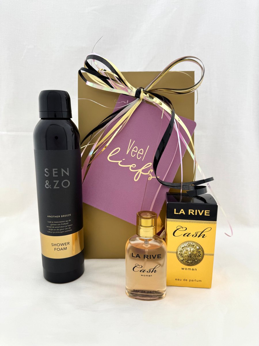 Valentijn •Cadeaupakket Dames• Sen&Zo Gold - Cadeau voor Vrouwen - Perfect Gifts