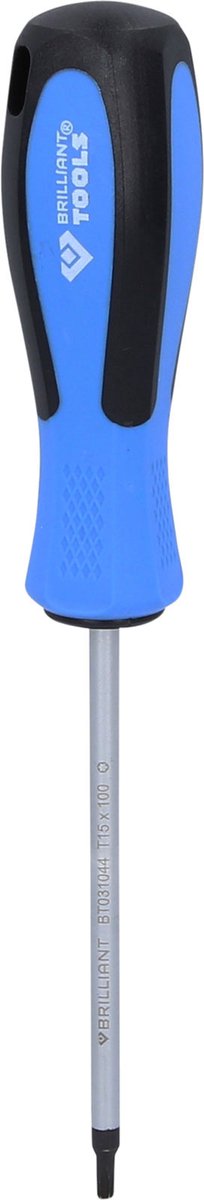 BRILLIANT TOOLS Schroevendraaier TORX T15 x 100 mm - BT031044