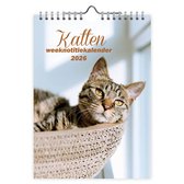 Katten in kimono's die sushi eten Kalender 2026: Sumi-e Art, Japanse ukiyo-e-geïnspireerd - Nederland