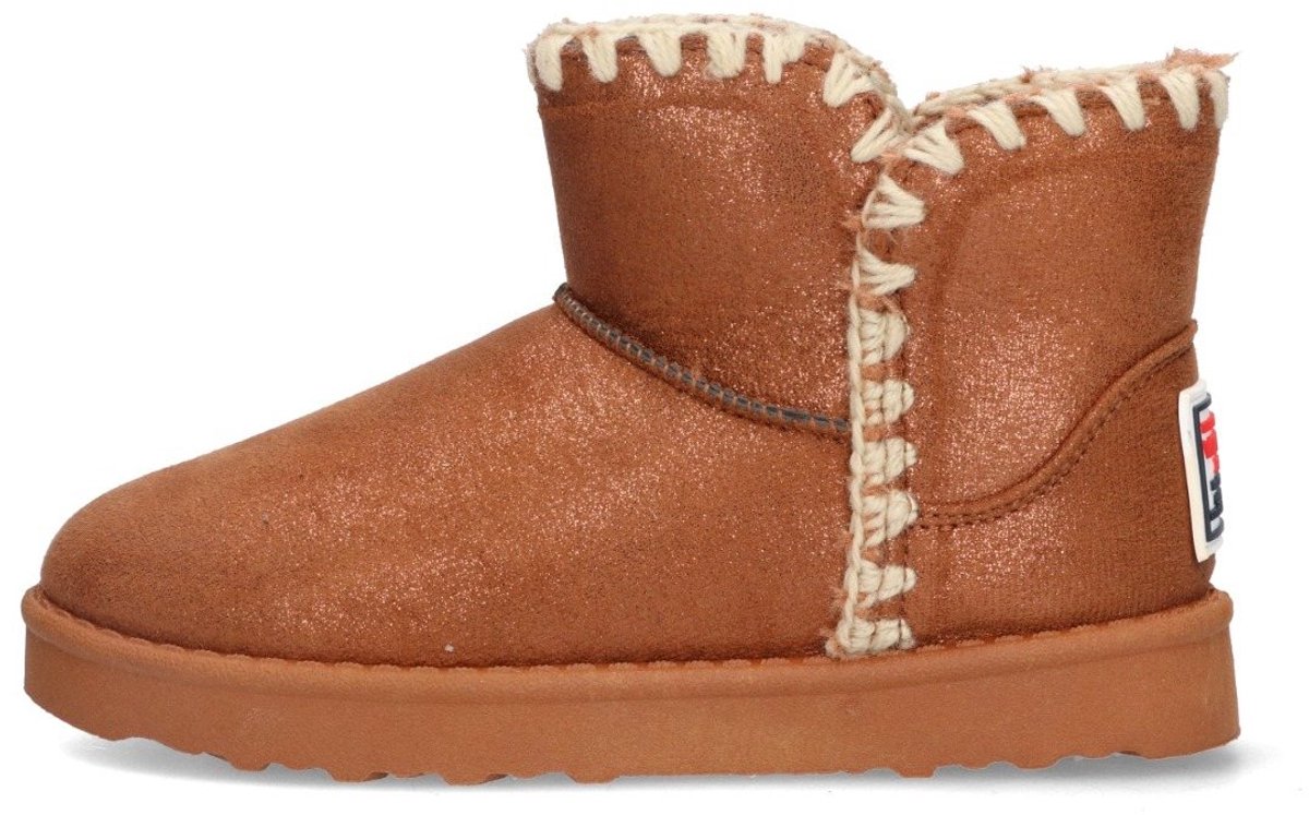 Vingino VIN825997-732 Meisjes Enkelboots Bruin Syntetisch Geen Sluiting
