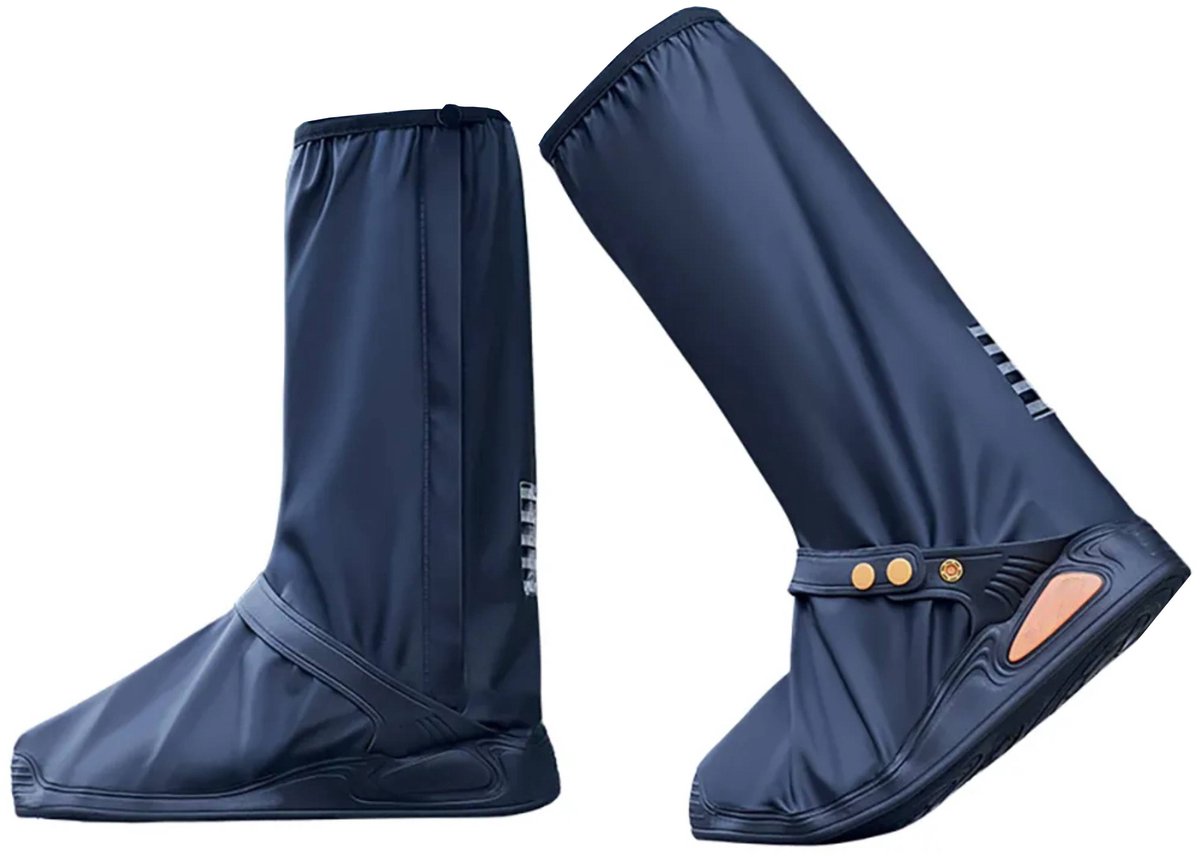 Overschoenen Waterdicht - Regenschoenen Fiets - Schoenhoesjes - Hoog Model - Zwart - Maat 37-39