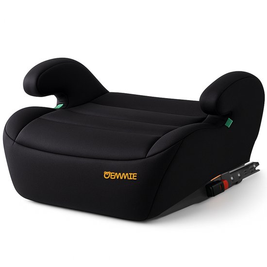 Siège d'appoint Oemmie - Siège auto - Siège enfant - Réhausseur auto - Siège Booster - 125-150 cm - Avec accoudoir - Mousse souple - Zwart