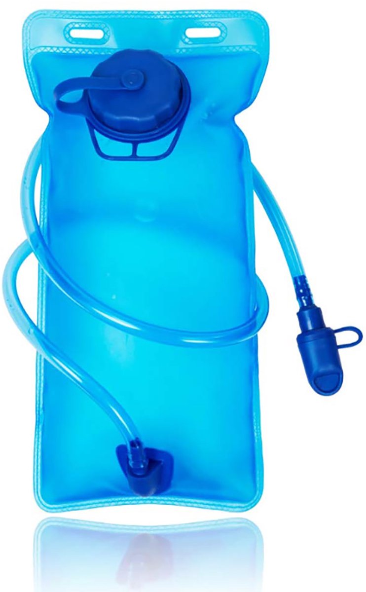 Hydration Bladder 2L – Premium Lekvrij Waterreservoir BPA-vrij, Antibacterieel – Drinkzak voor Fietsen, Hardlopen, Wandelen & Outdoor (Blauw, 35x17 cm) – ANMI