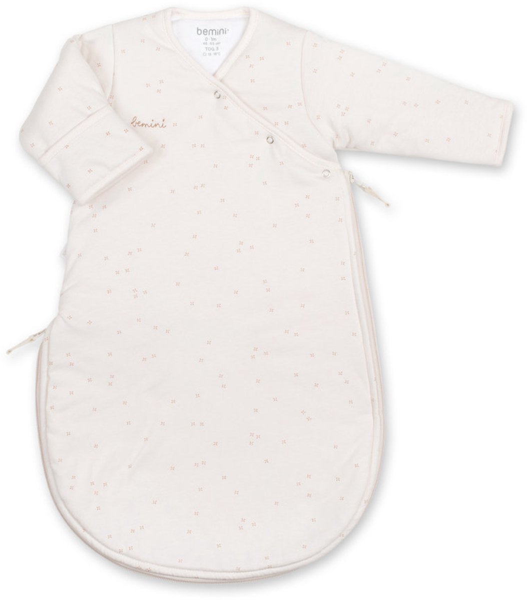 BEMINI Babyslaapzak - MAGIC BAG 0-1m - TOG 3 - Warm cocon - Mini pudding