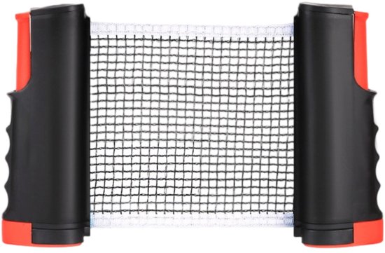 Dalephoric Intrekbaar tafeltennisnet, tafeltennisnet, draagbaar, voor binnen en buiten, uittrekbaar tot 170 cm, voor bureau, eettafel, grijsblauw