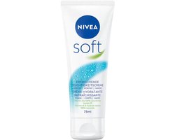 Nivea 1 x - Soft Crème - Tube - Hydraterend - 75 ml - Hydraterende Crème - Huid Verzorging - Vitamine E - Jojoba-olie - 48 Uur Hydratatie