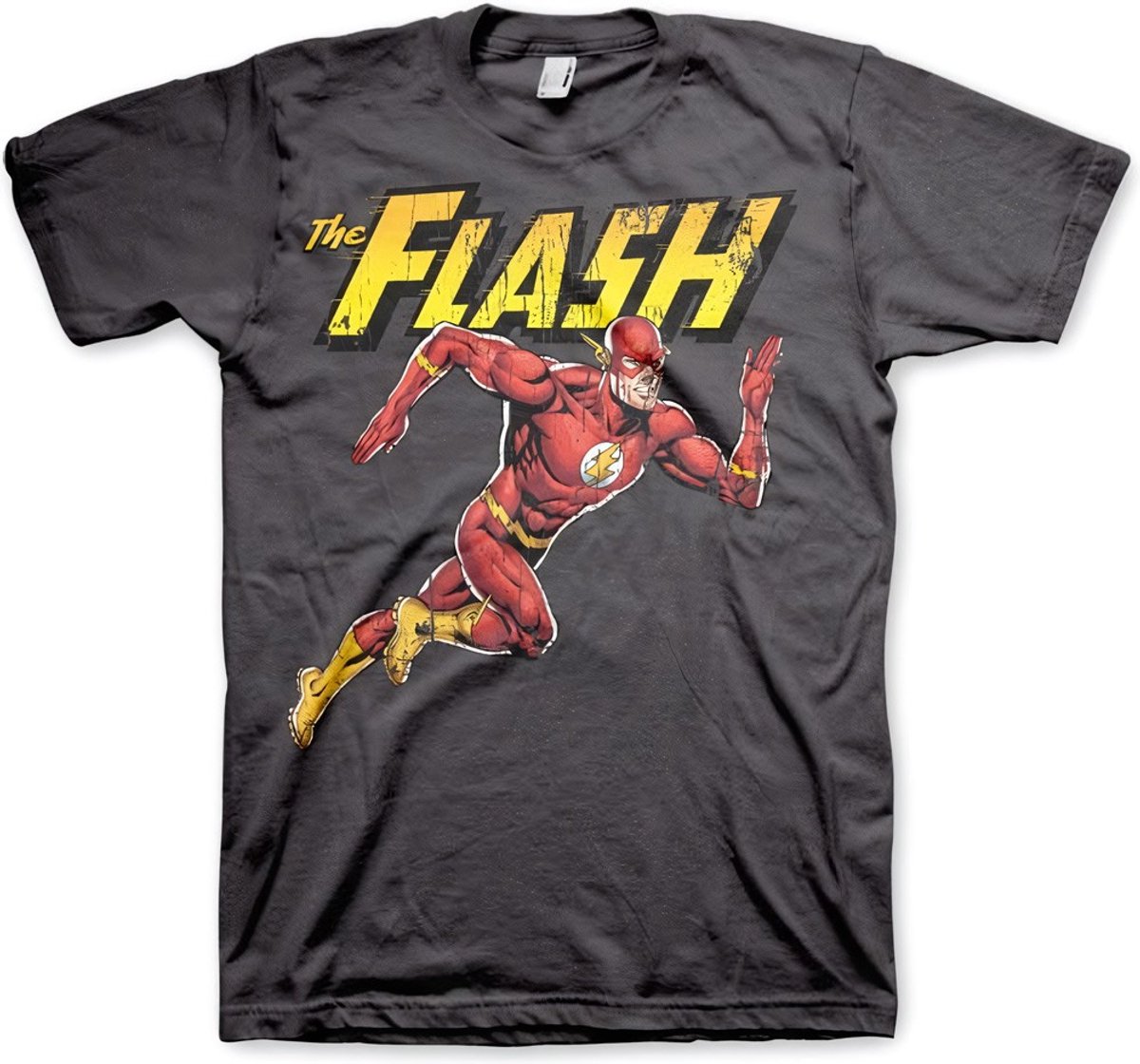 DC Comics The Flash Heren Tshirt -S- Running Grijs