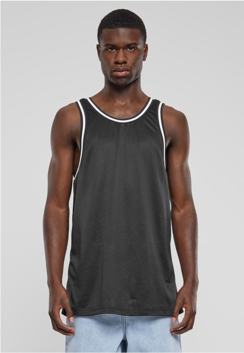 Urban Classics Mesh Tanktop S Zwart