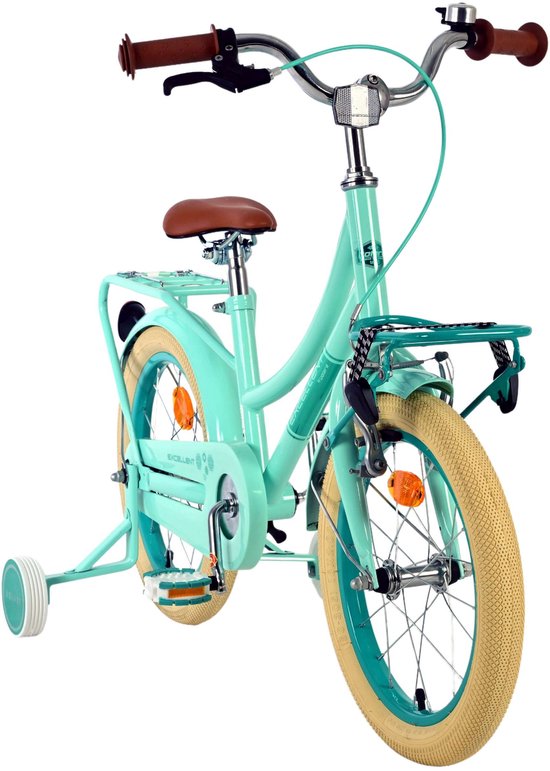 Volare Excellent Kinderfiets - Meisjes - 16 inch - Groen - 95% afgemonteerd van Volare — afbeelding 2