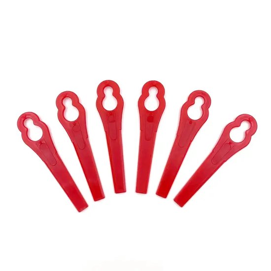 Set van 100 kunststof maaimessen, onkruidmessen, grasmaaibladen, accessoires voor grasmaaiers, kunststof messen — afbeelding 3
