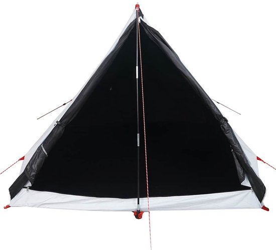 vidaXL - Tent - A-frame - 2-persoons - waterdicht - verduisterend - stof - wit van Vidaxl — afbeelding 4