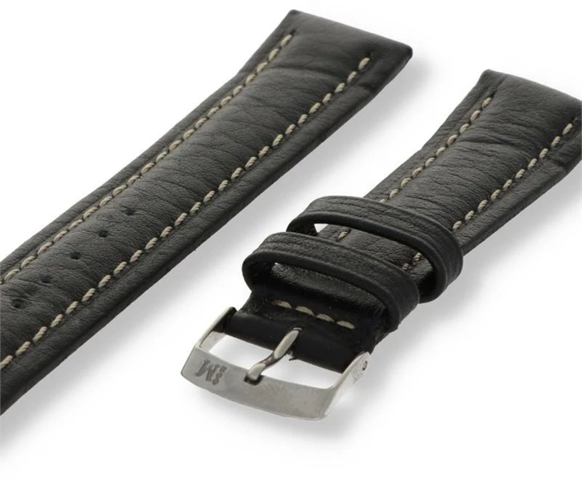 MOR Kuga print Wit gestikt Zwart