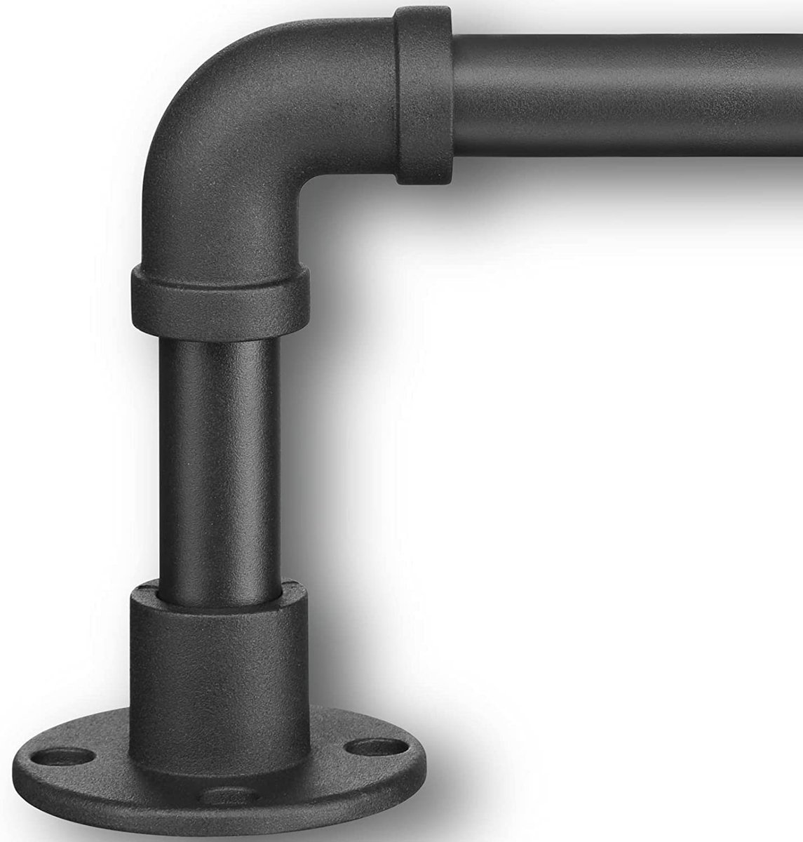 Azomor® Verstelbare gordijnroede in industriële stijl voor woonkamer en slaapkamer