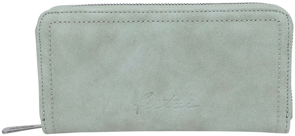 Fritzi aus Preußen portemonnee Nicky Vintage Wallet Salbei mintgroen