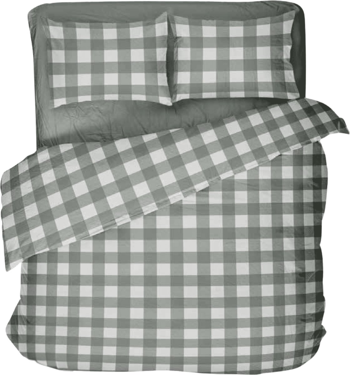 Ten Cate Lits-Jumeaux Dekbedovertrek 240x200 - 100% Katoen - Mila Sea Spray - 240x200/220 cm