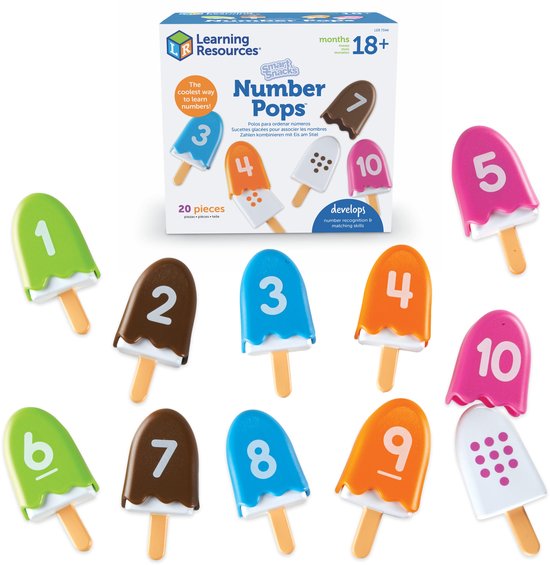 Learning Resources Smart Snacks Getallen Ijsjes 20-delig van Lea — afbeelding 5
