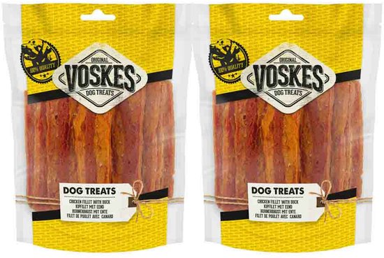 Voskes Kipfilet Eend - 2 x 400 gr - Voordeelverpakking