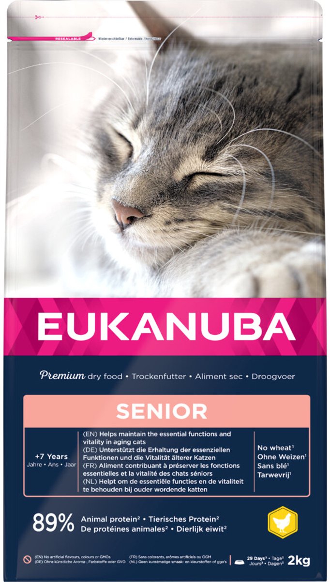 Eukanuba Senior Top Condition 7+ Kattenvoer Kip – Lever – 2 kg