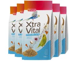 Beaphar XtraVital Parkiet - 5 x 1 kg - Voordeelverpakking