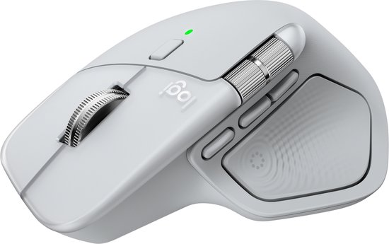 Logitech MX Master 4 - Draadloze Muis - Rechtshandig - Pale Grey