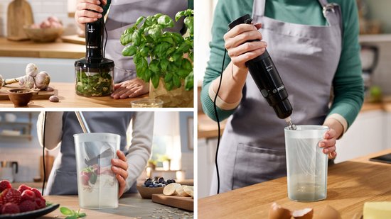 Bosch Serie 4 MSM4B621 - ErgoMaster staafmixer - 1000W - Zwart van Bosch — afbeelding 5