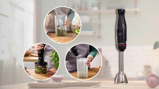 Bosch Serie 4 MSM4B621 - ErgoMaster staafmixer - 1000W - Zwart van Bosch — afbeelding 2