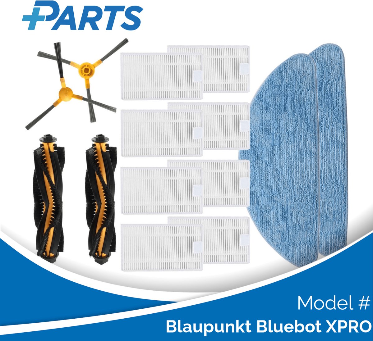Blaupunkt Bluebot XPRO Onderhoudsset (Plus.Parts® alternatief voor BPK-BHXB1)