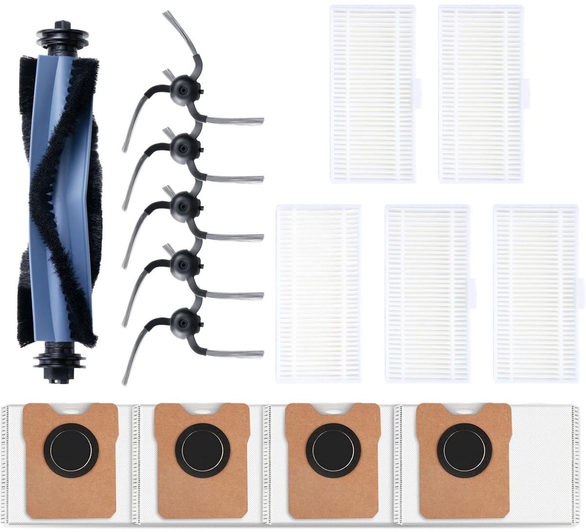 Vacuüm Hepa Filter Mop Doek Vodden Zijborstel voor