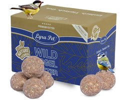 200 stuks. Lyra Pet® Gourmet mezenbolletjes zonder schaal en zonder netje, 80 g per stuk