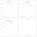 Zwangerschapsdagboek met secties voor 'Week 9 & 10', 'Week 11 & 12', 'De 12 weken echo' en een blanco pagina.