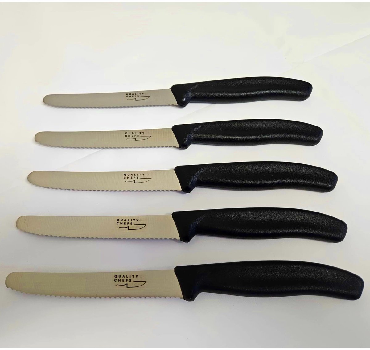 Tomatenmesjes set 5-delig – RVS gekarteld – Quality Chefs