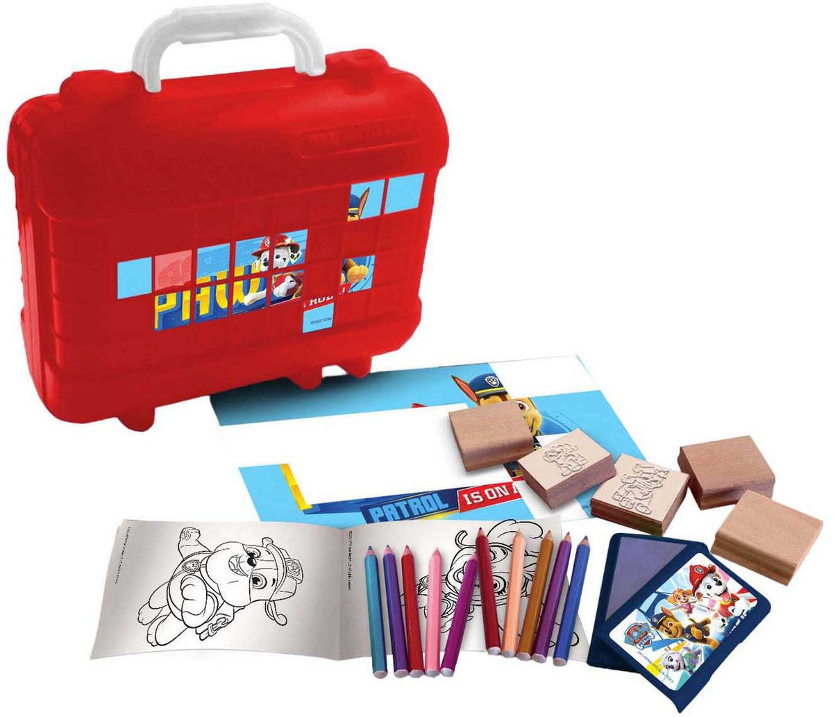 Bol.com Multiprint Schrijfset Koffer Paw Patrol: 18-delig aanbieding