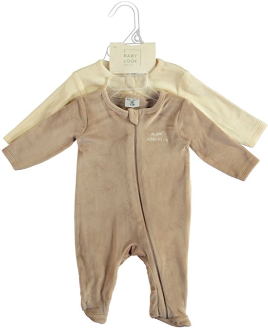 Babylook Velours Boxpak - 2-Pack - Maat 44/48 - Warm Taupe